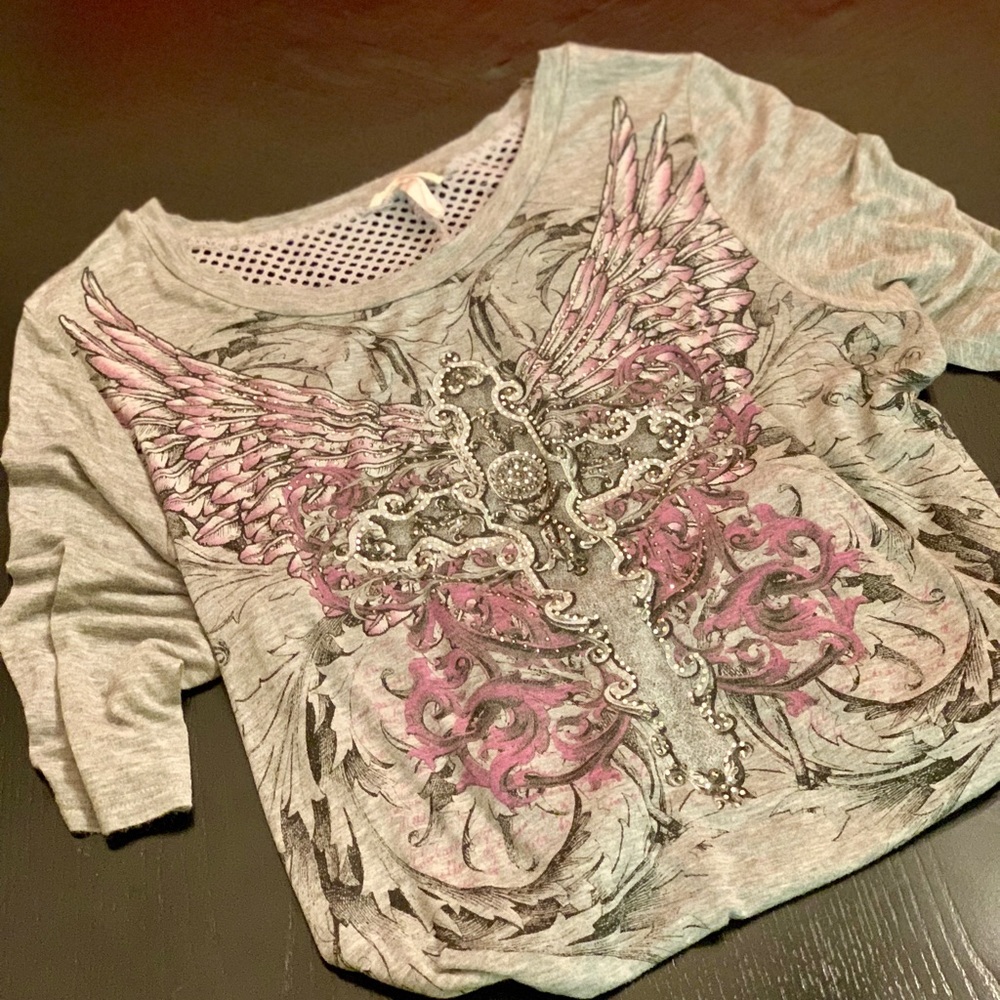 | Buckle Ladies “Angels &Diamonds” Blouse | L |